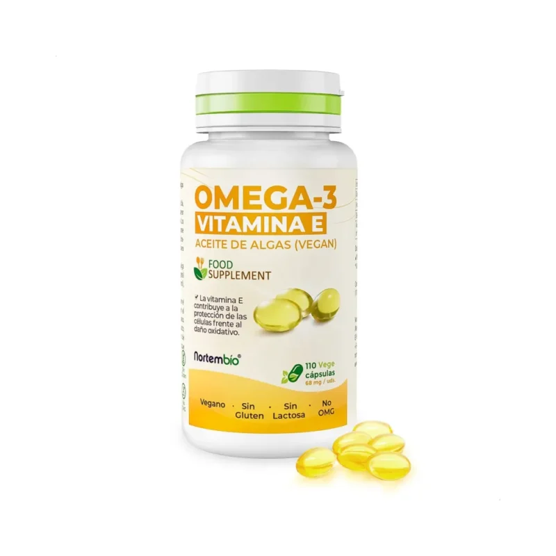 Vegan Omega 3 with Algae Oil and Vitamin E